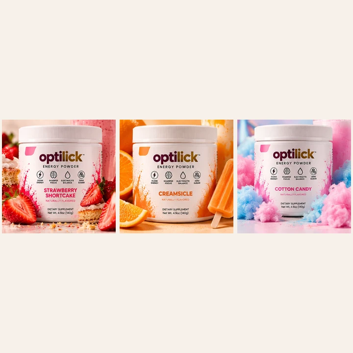 The Dessert Trio: Strawberry Shortcake, Creamsicle, Cotton Candy